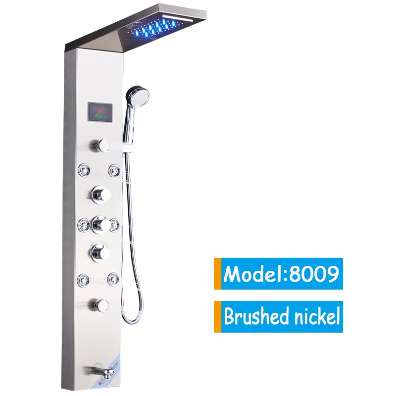 Bathroom LED Shower Panel Tower System