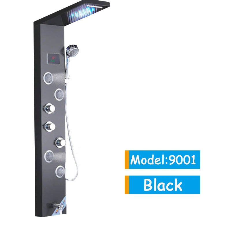 Bathroom LED Shower Panel Tower System