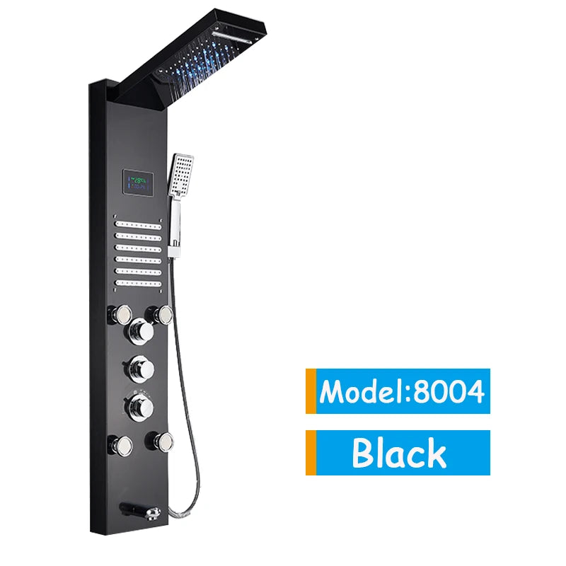 Bathroom LED Shower Panel Tower System