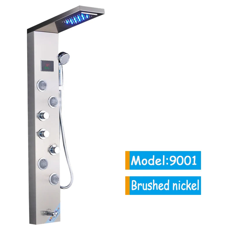 Bathroom LED Shower Panel Tower System
