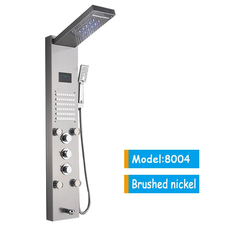 Bathroom LED Shower Panel Tower System