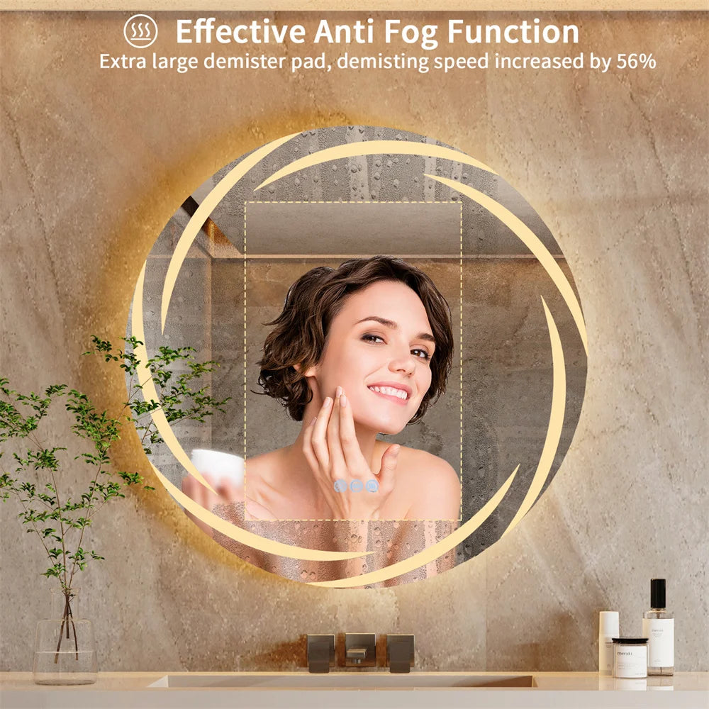 Illuminated Bathroom Wall Mirror