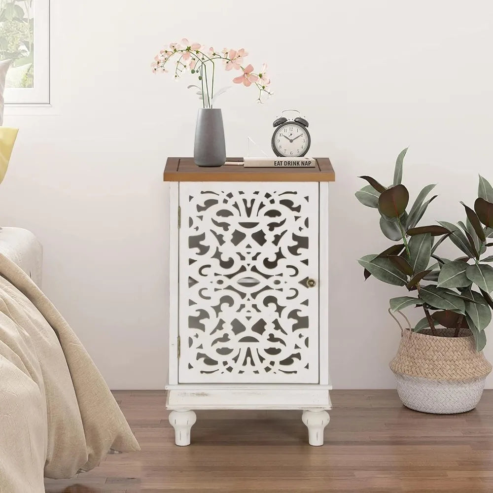 Decorative Accent Nightstand