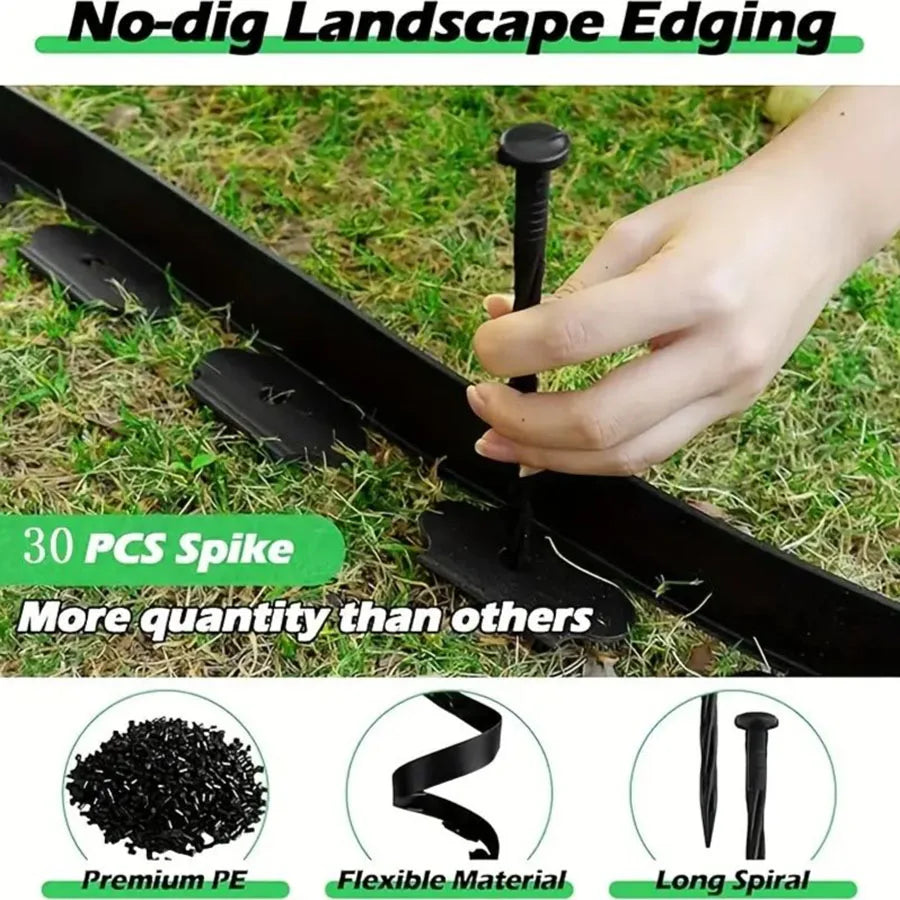 Lawn Grass Plastic Edging Border