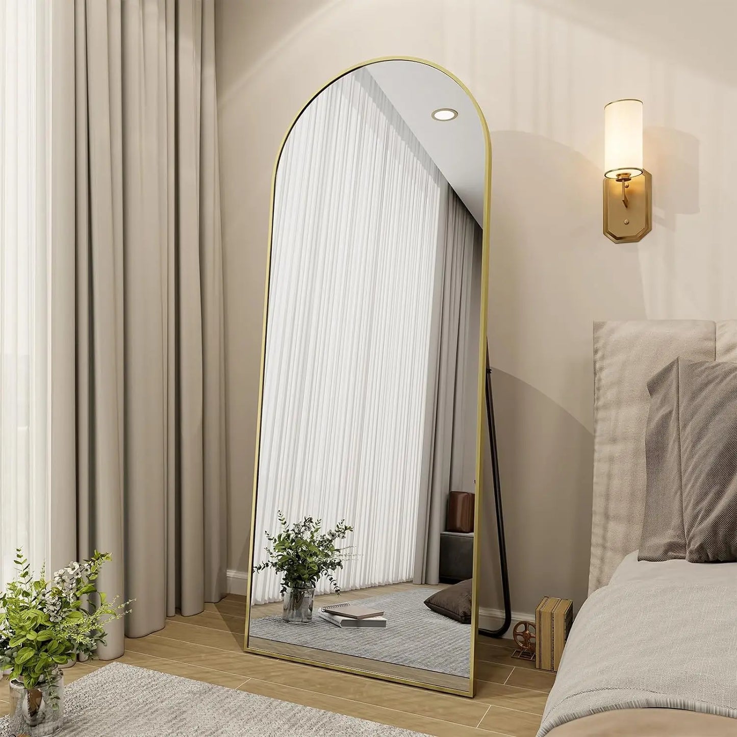 Full Length Arch Floor Mirror