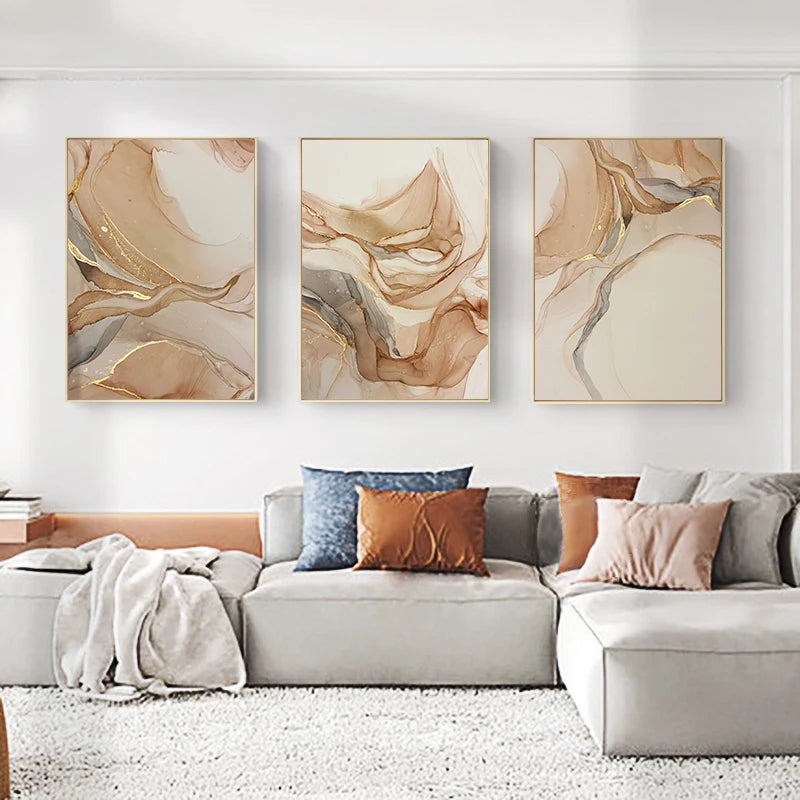 Modern Abstract Marble Picture Canvas