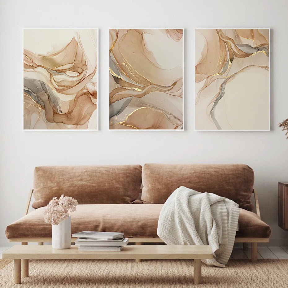 Modern Abstract Marble Picture Canvas