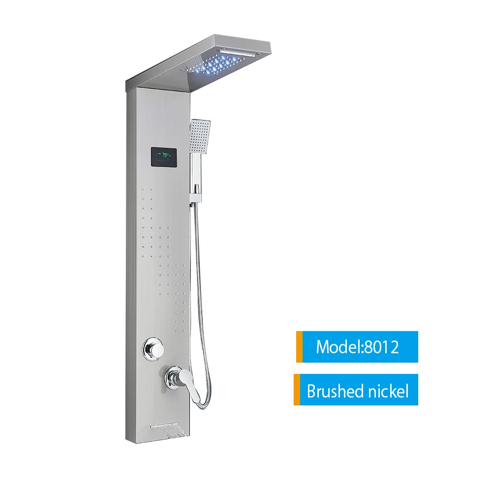 Bathroom LED Shower Panel Tower System