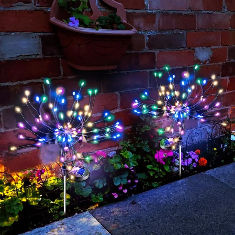 Solar Fireworks Garden Lights