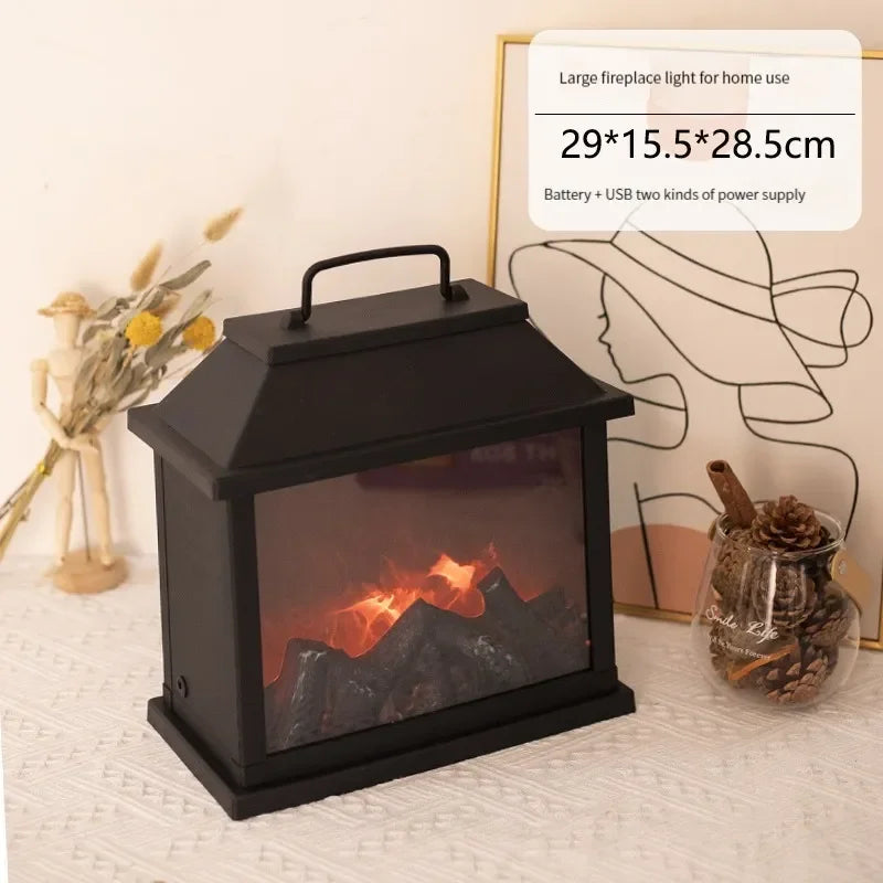 3D embedded Atomized Fireplace