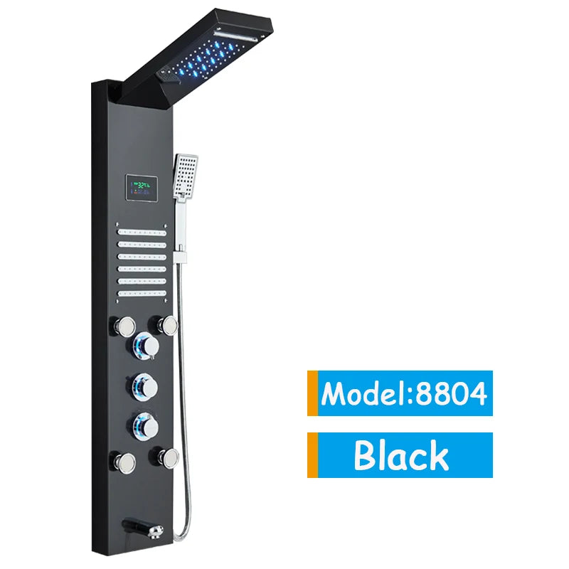 Bathroom LED Shower Panel Tower System