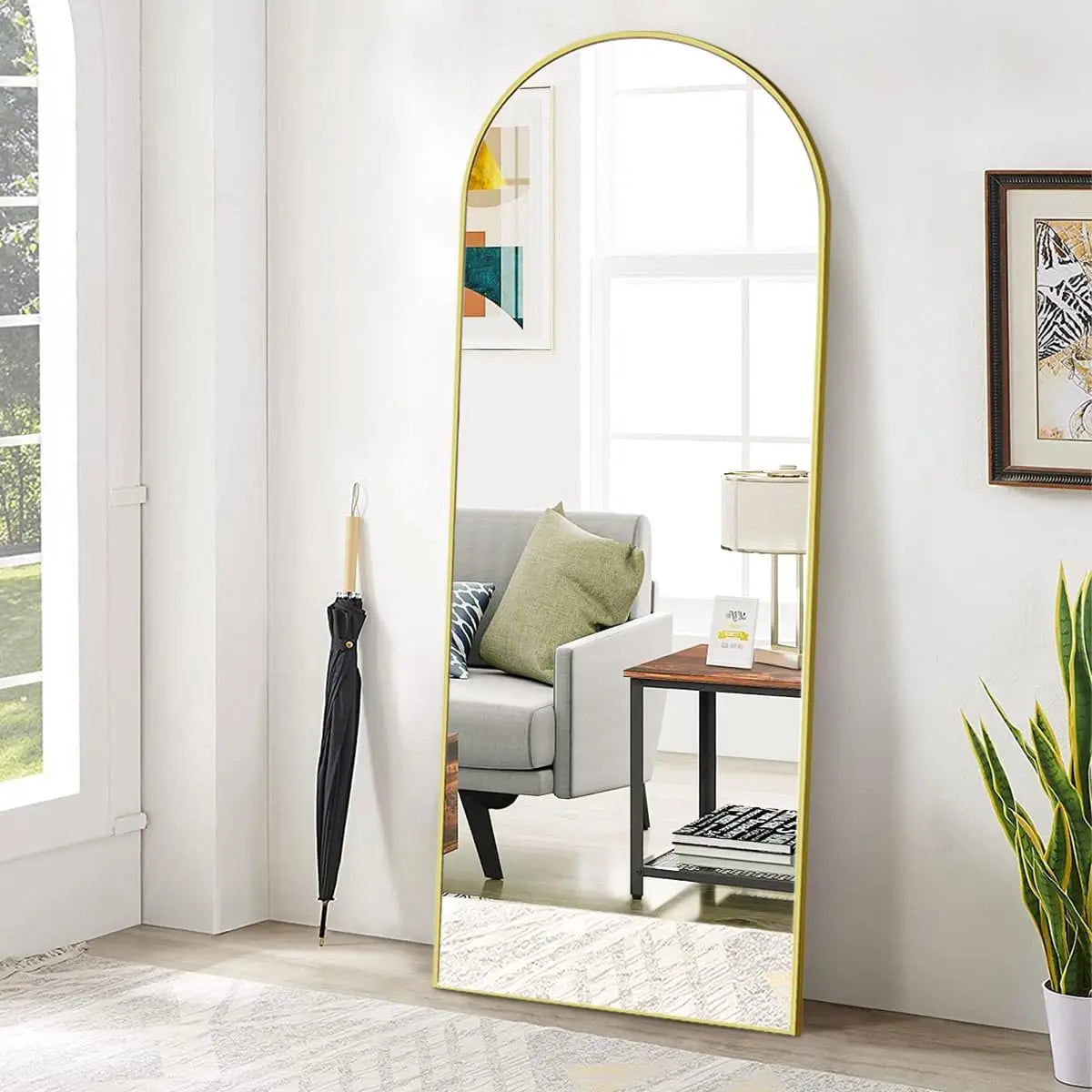 Full Length Arch Floor Mirror