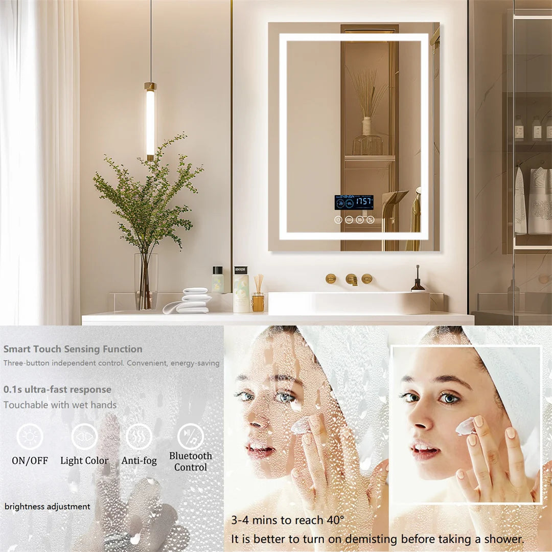 Bluetooth Bathroom Mirror