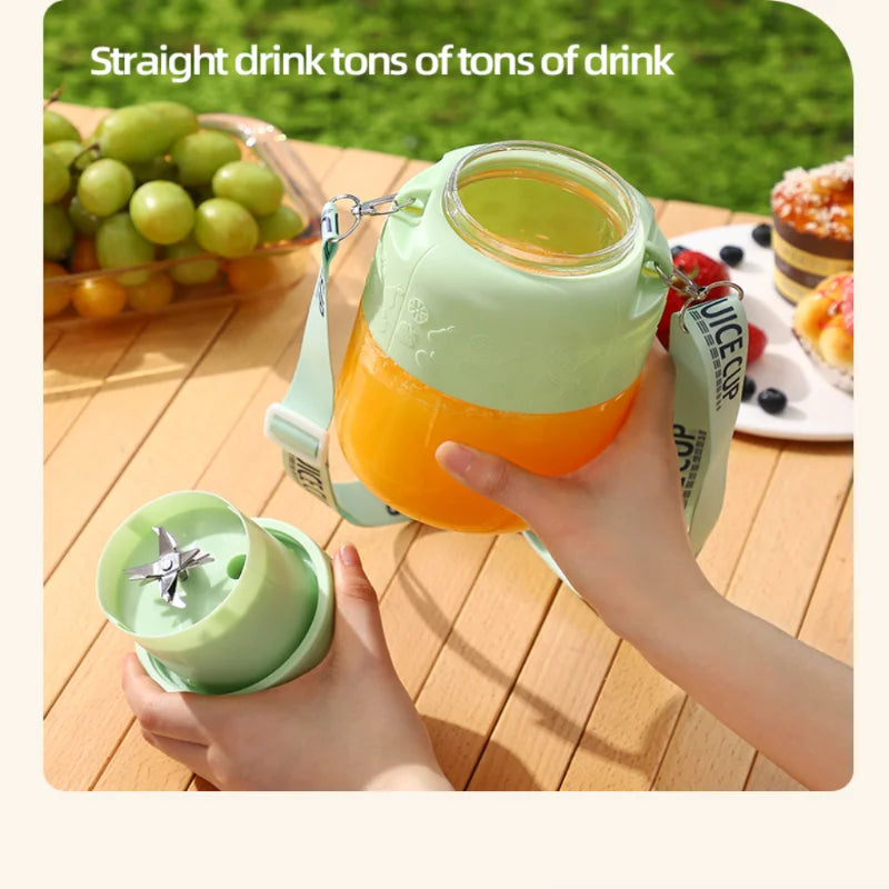 27.05OZ Portable Mini USB Blender Cup With Lanyard