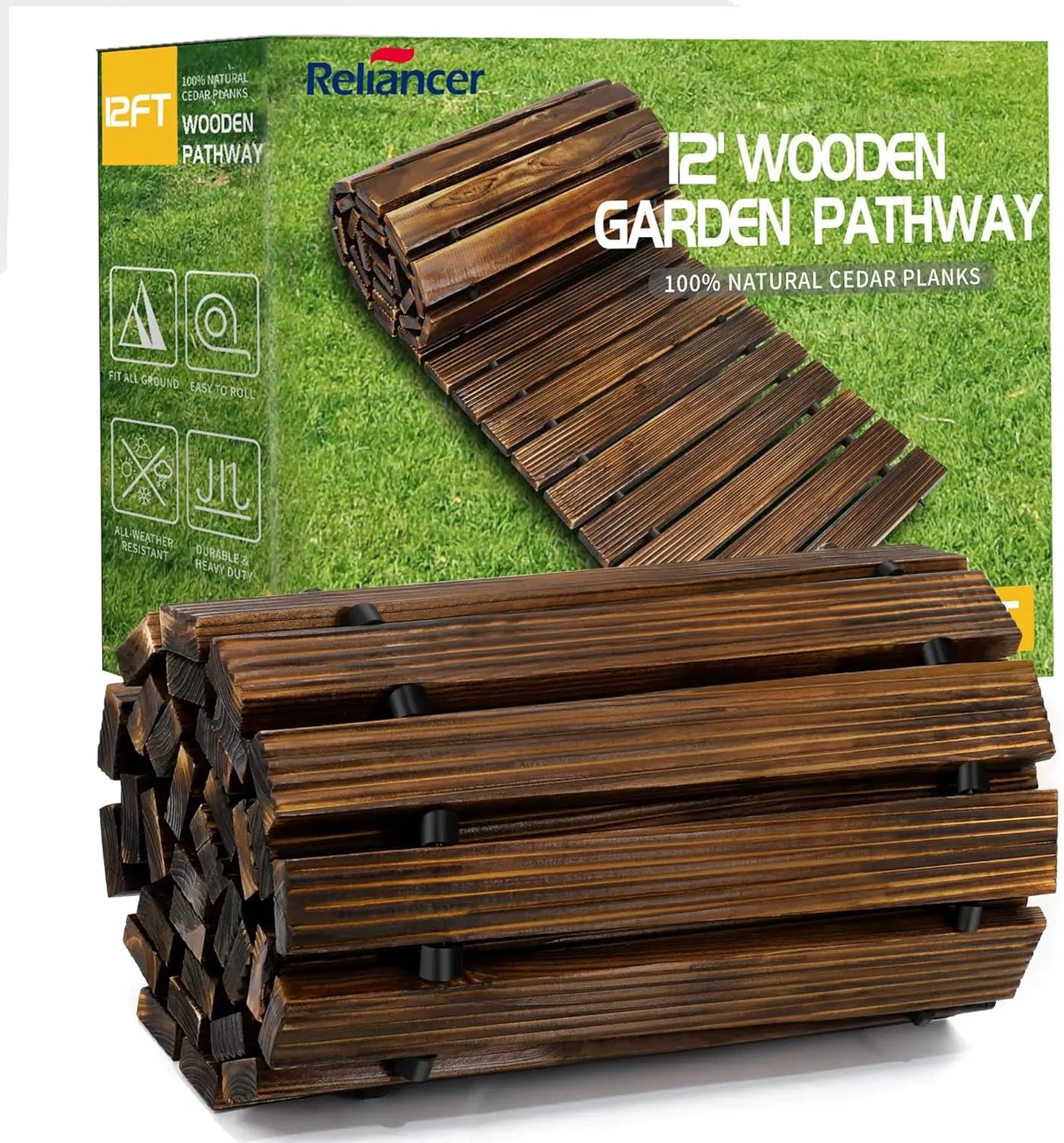 Wooden Garden Pathway