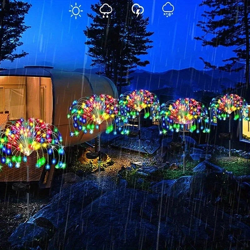 Solar Fireworks Garden Lights