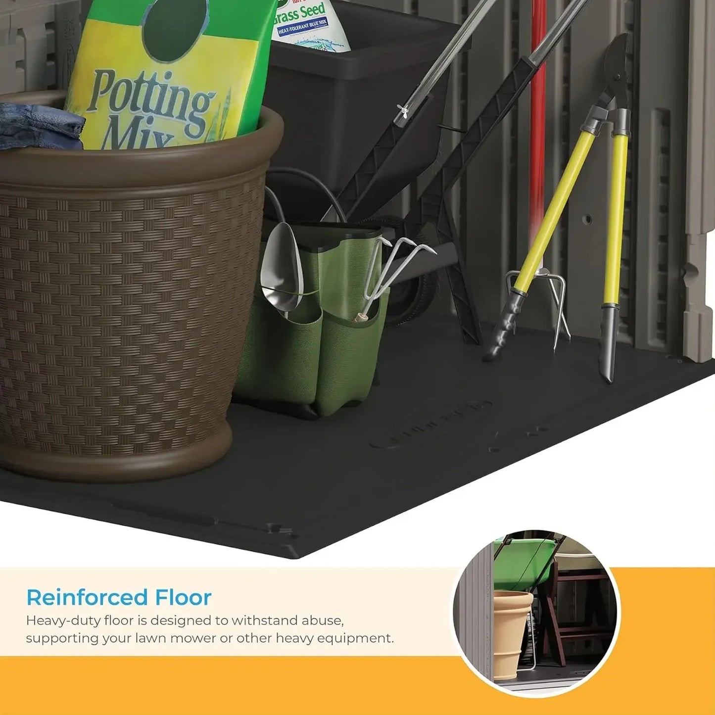 Horizontal Storage Shed