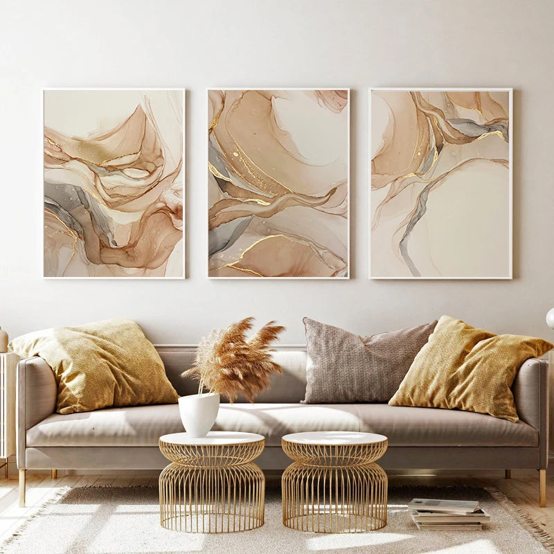 Modern Abstract Marble Picture Canvas