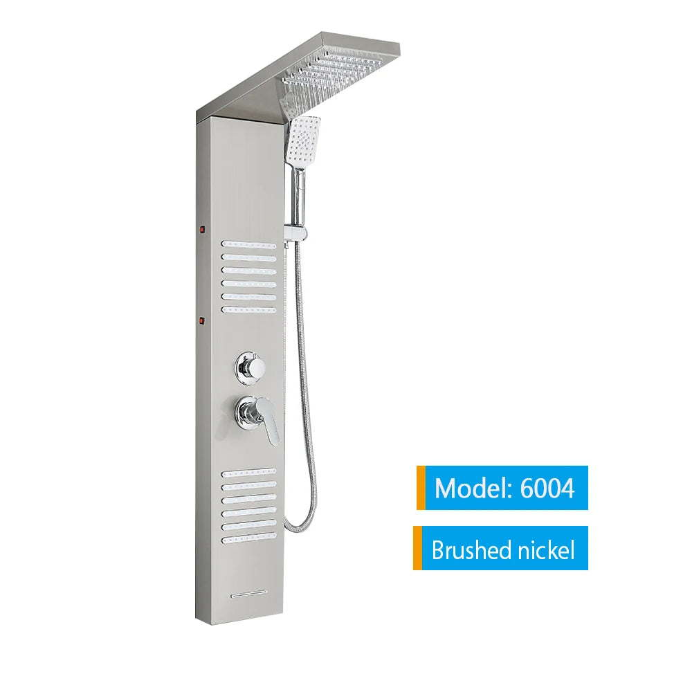 Bathroom LED Shower Panel Tower System
