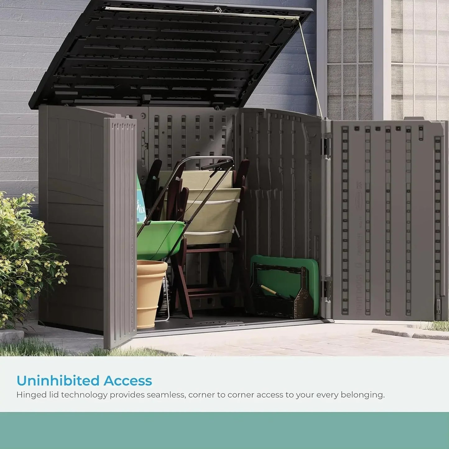 Horizontal Storage Shed