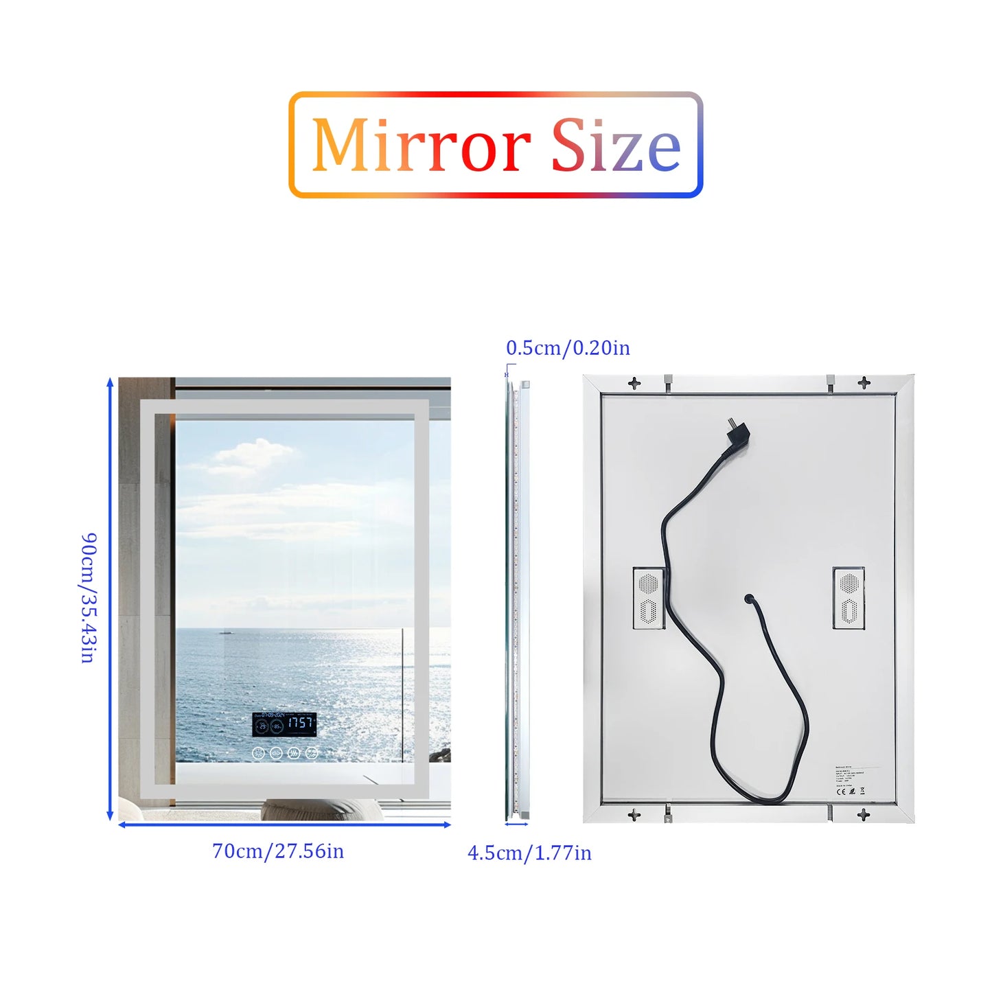 Bluetooth Bathroom Mirror