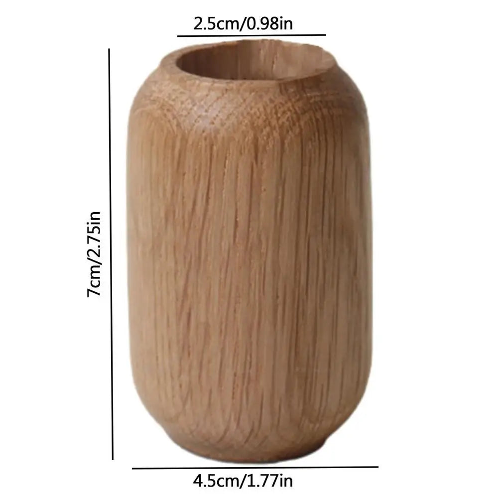 Rustic Wooden Vases