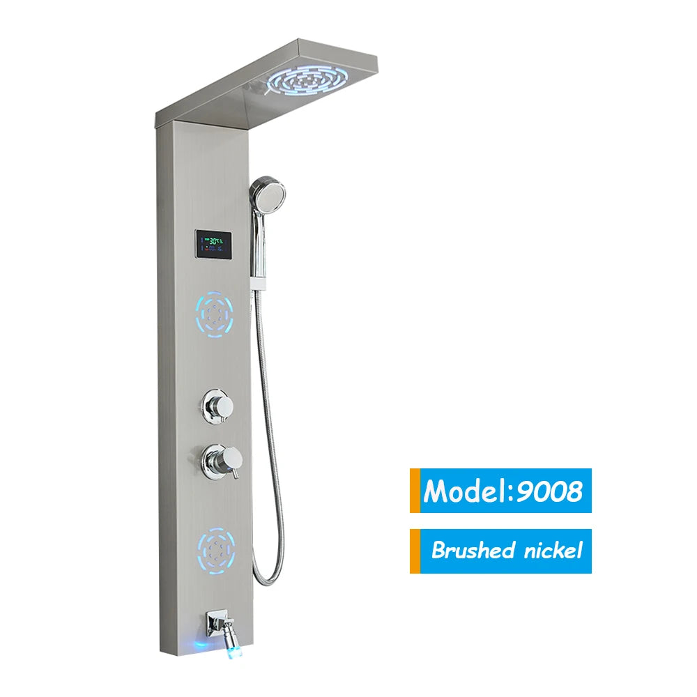 Bathroom LED Shower Panel Tower System