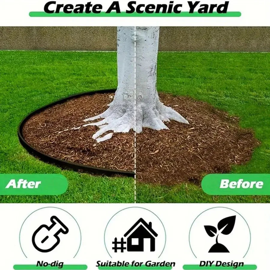 Lawn Grass Plastic Edging Border