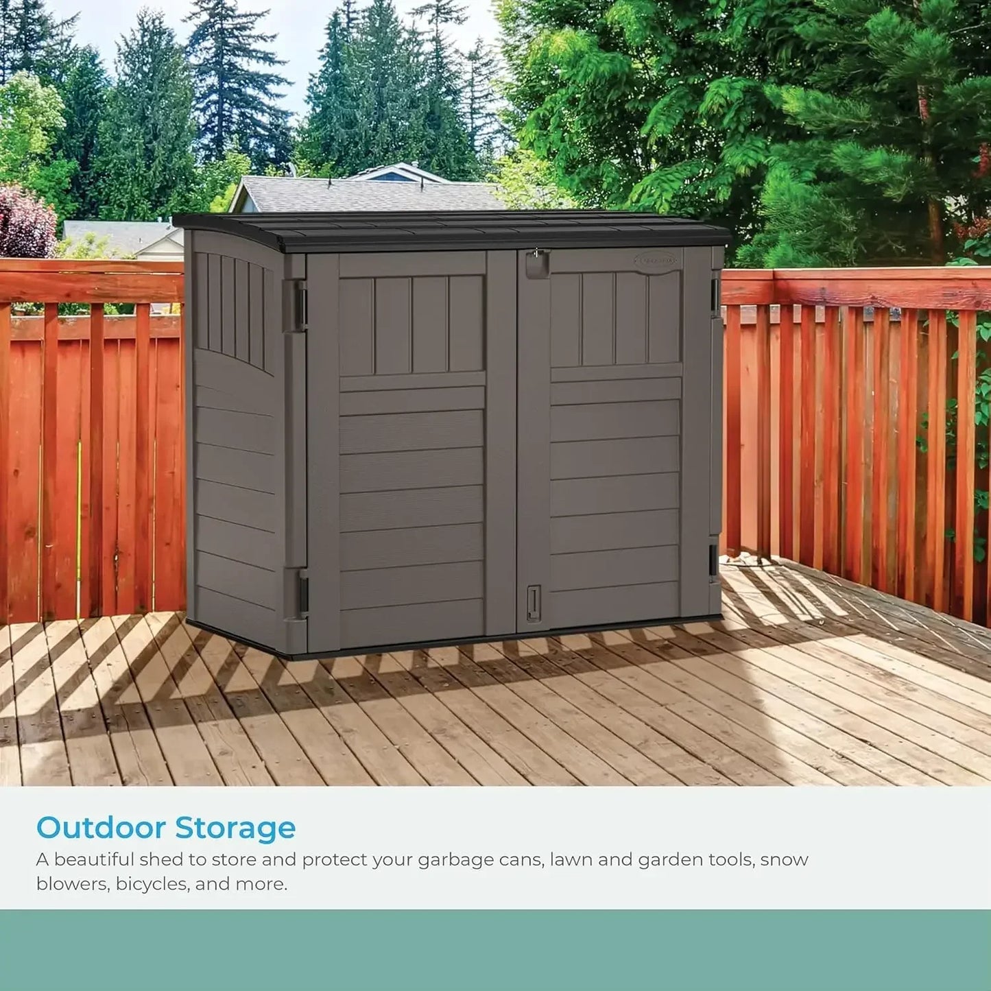 Horizontal Storage Shed