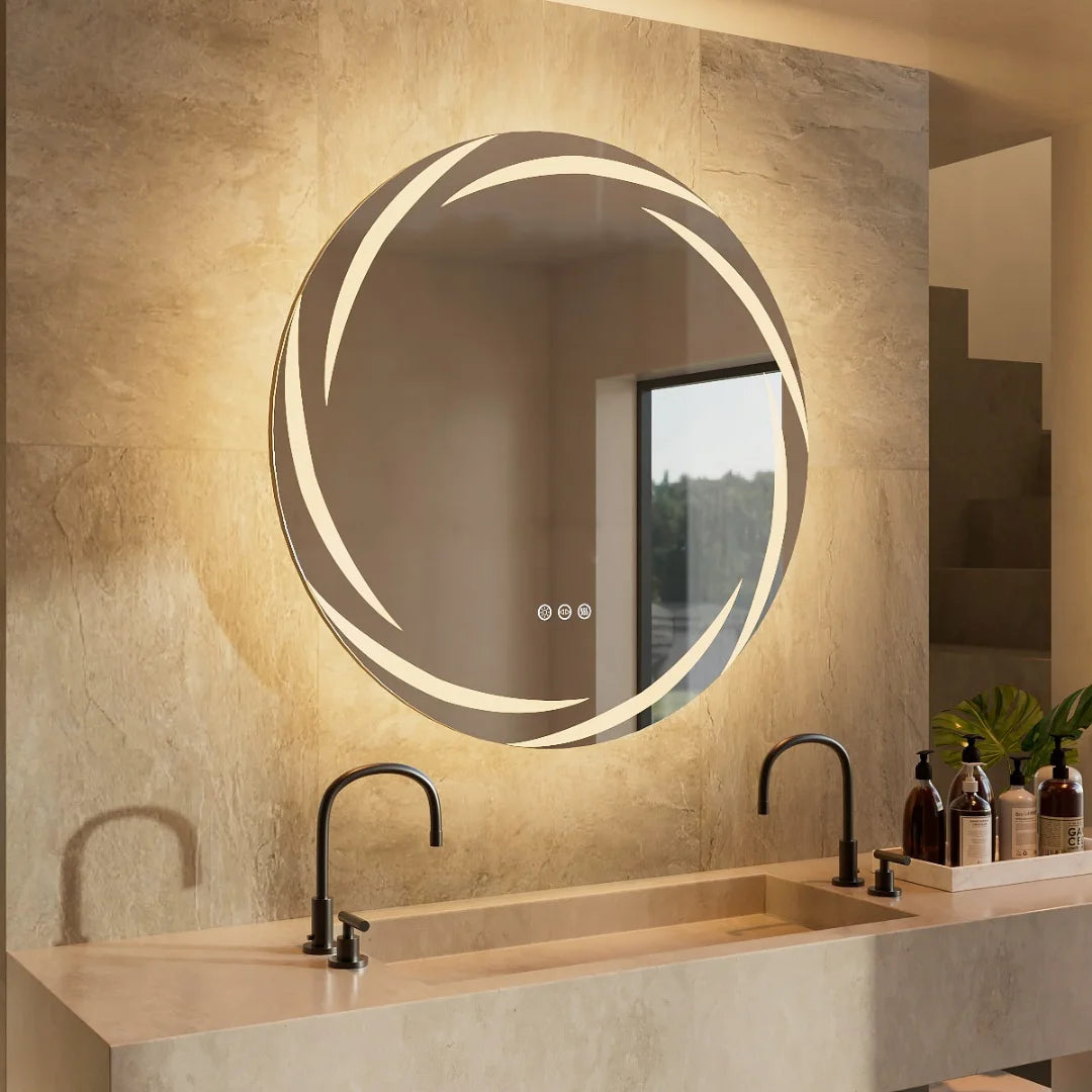 Illuminated Bathroom Wall Mirror
