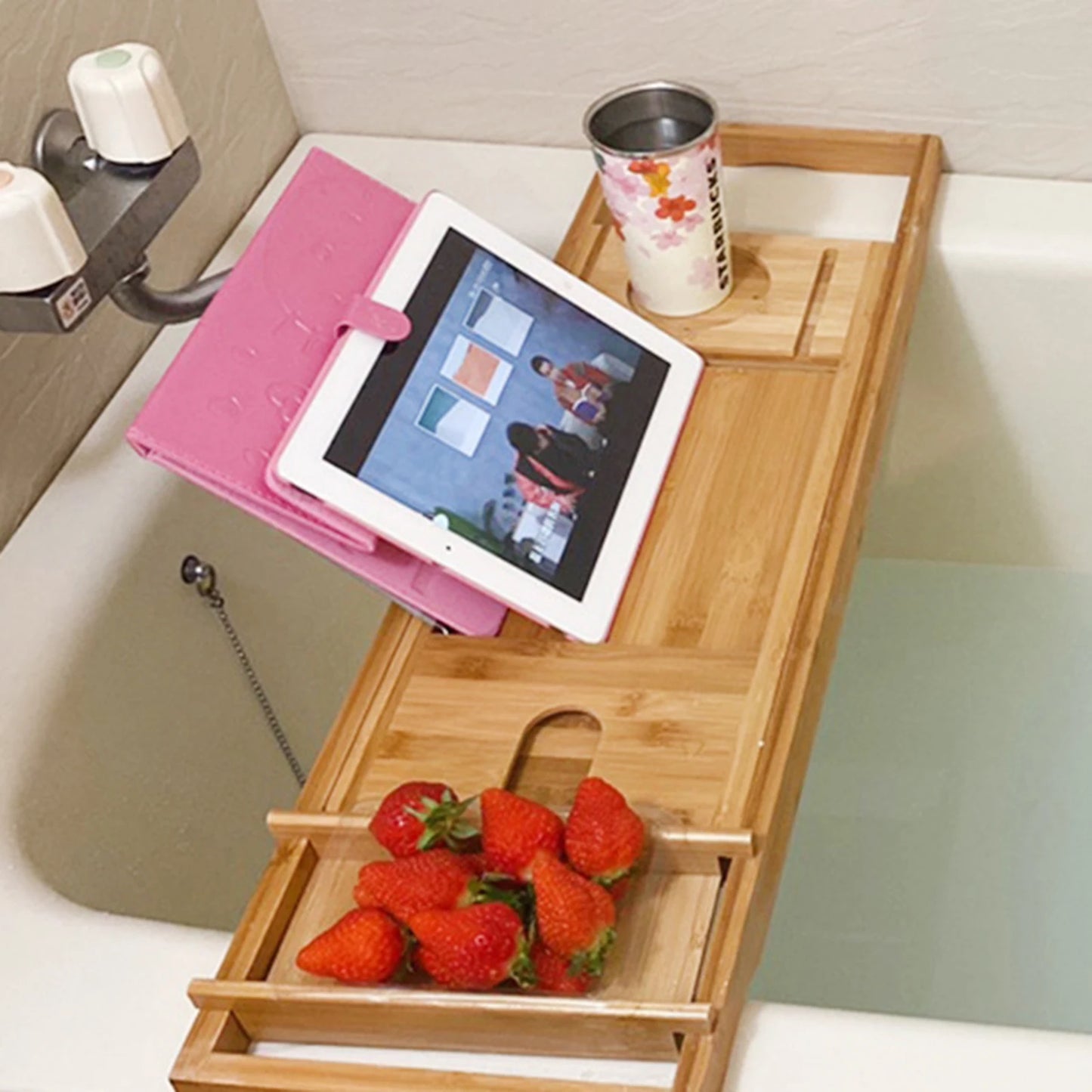 Adjustable Bathtub Tray