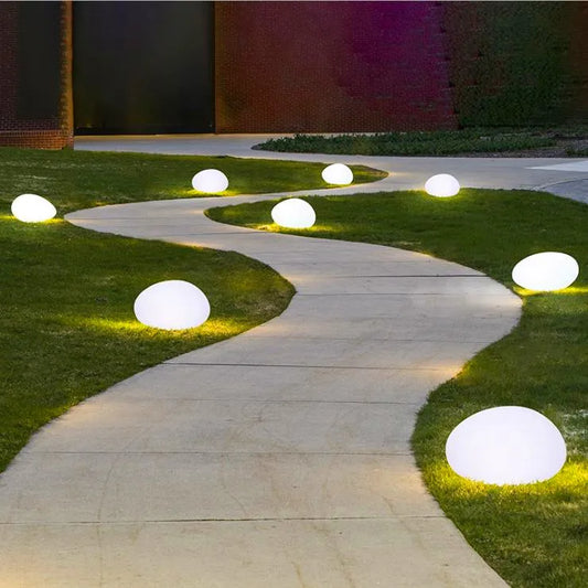 LED White  Stone Lighting Pebbles