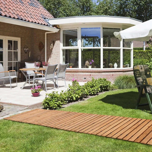 Wooden Garden Pathway