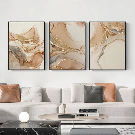 Modern Abstract Marble Picture Canvas