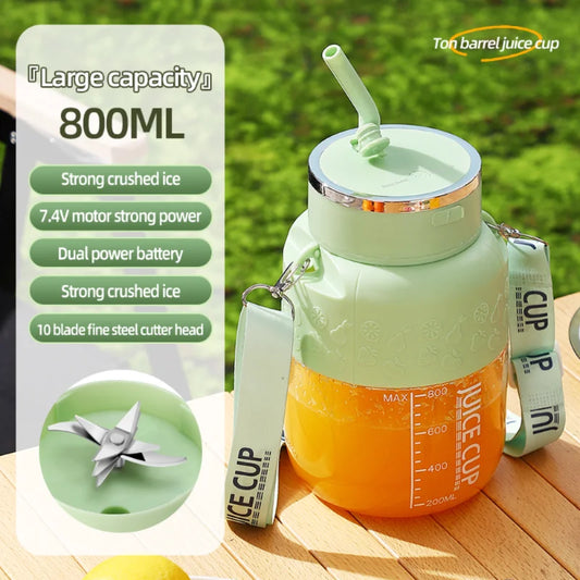 27.05OZ Portable Mini USB Blender Cup With Lanyard