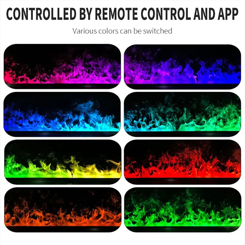 3D embedded Atomized Fireplace