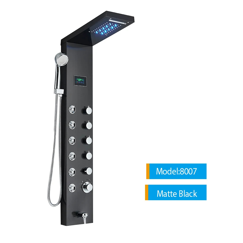 Bathroom LED Shower Panel Tower System
