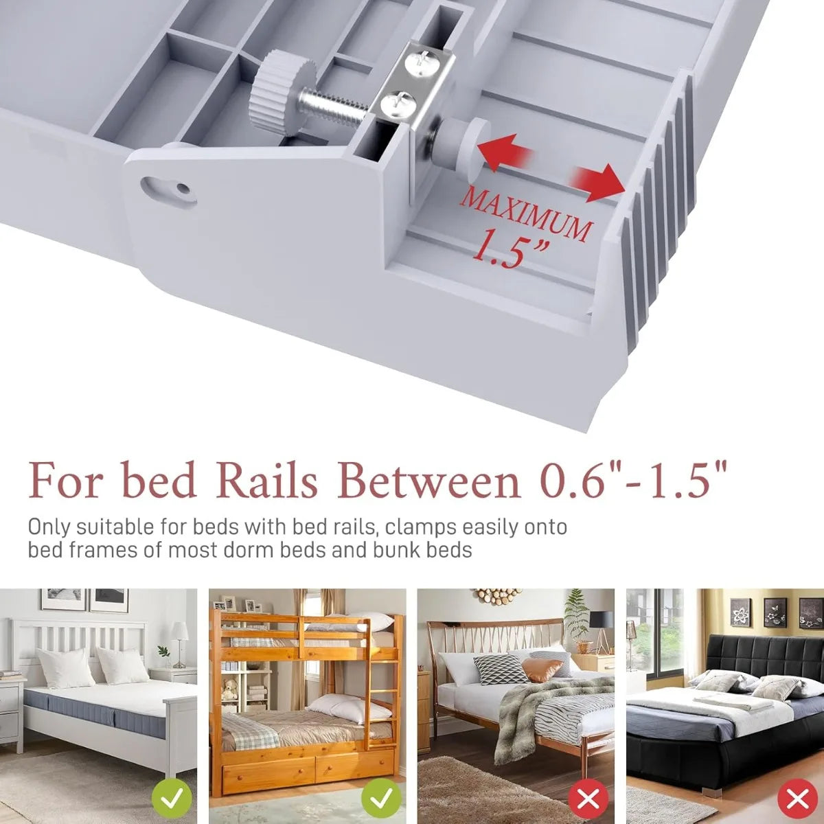 Bedside Shelf for Bed