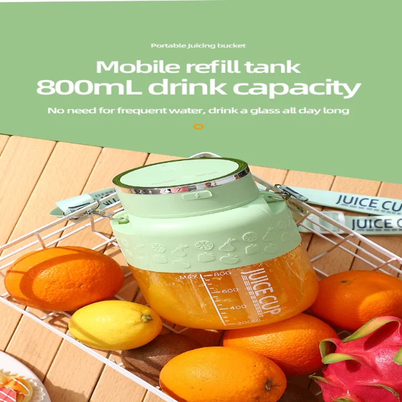 27.05OZ Portable Mini USB Blender Cup With Lanyard