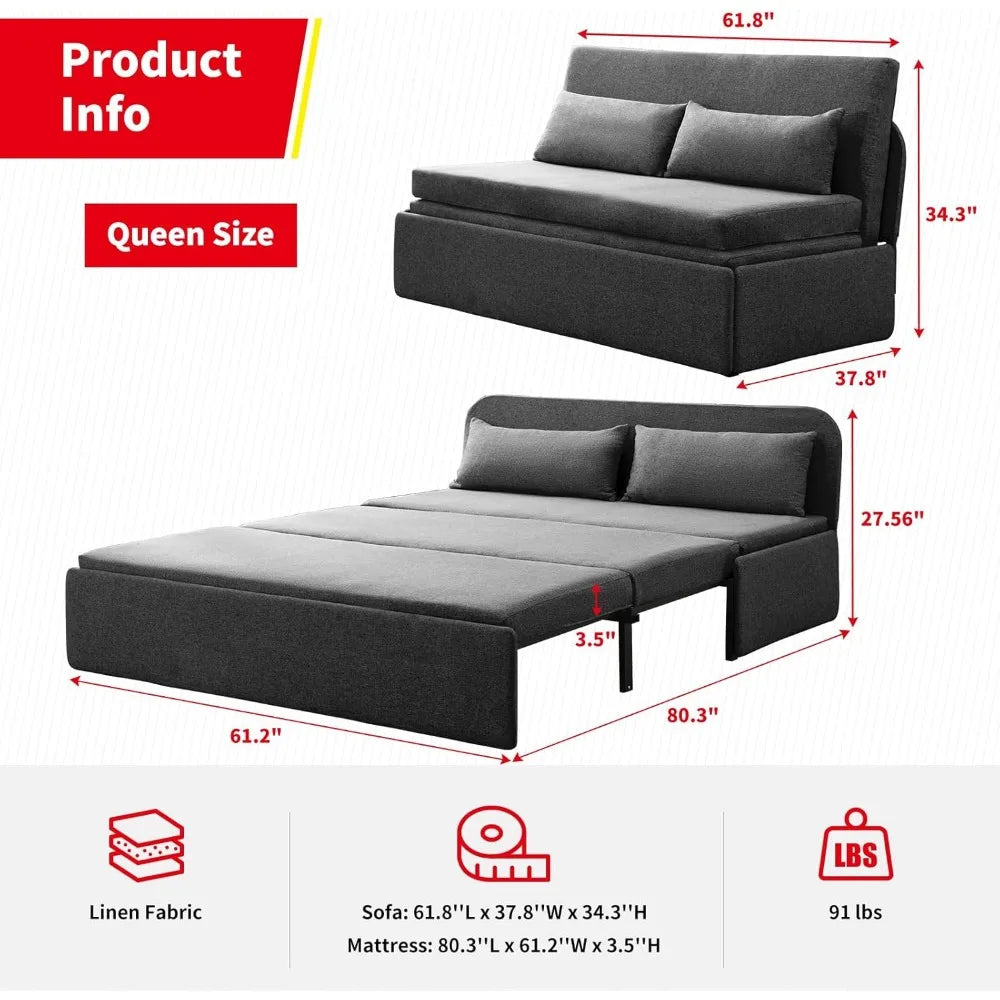 Queen Size Pull Out Sofa