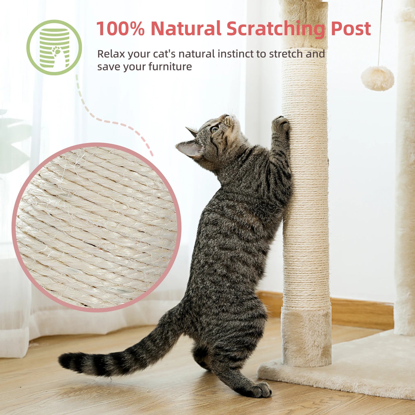 Floor to Ceiling Cat Tree